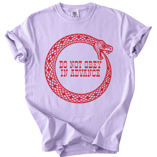Do Not Obey in Advance Snake Tee