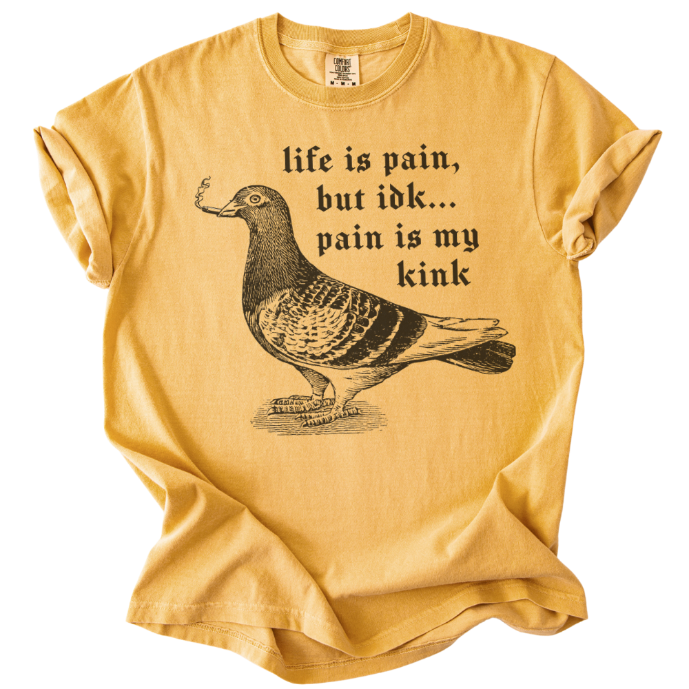 Pigeon Pain is My Kink Tee
