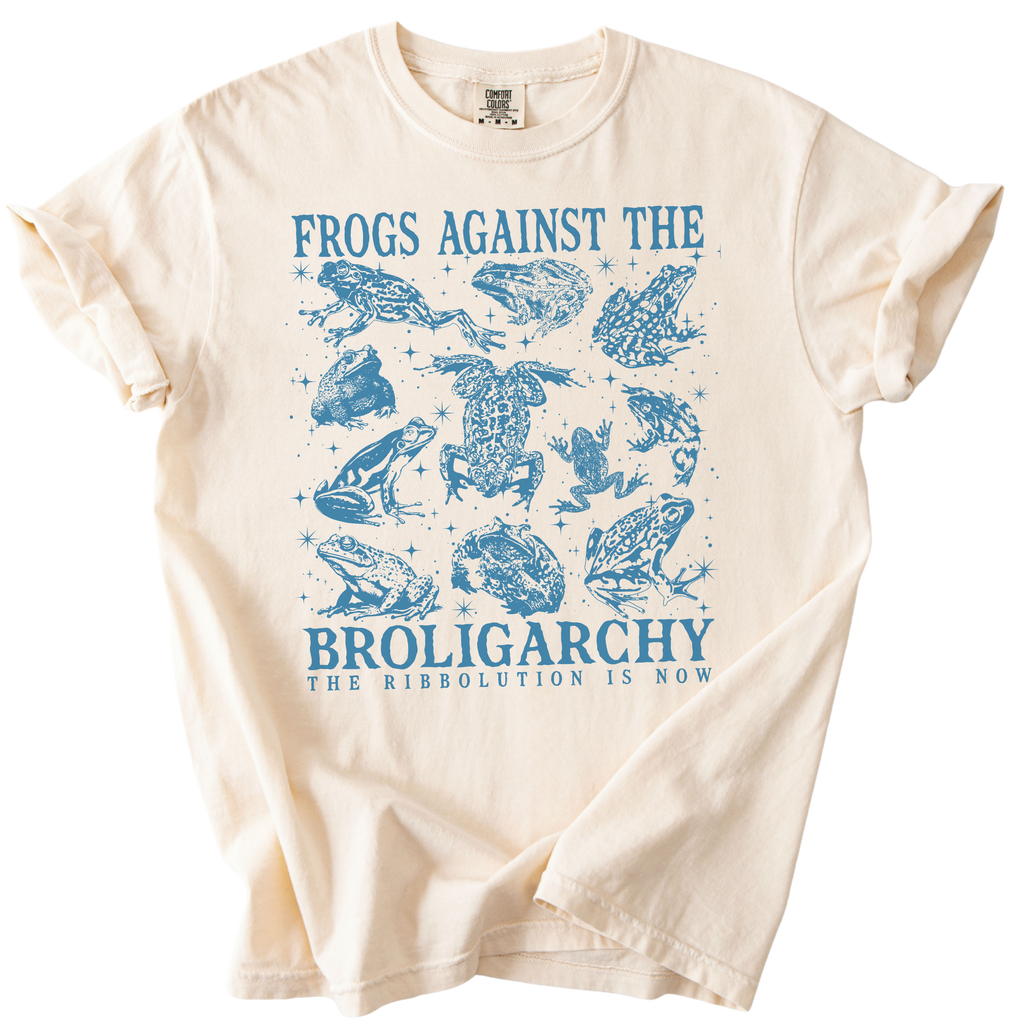 Frogs Against The Broligarchy Tee