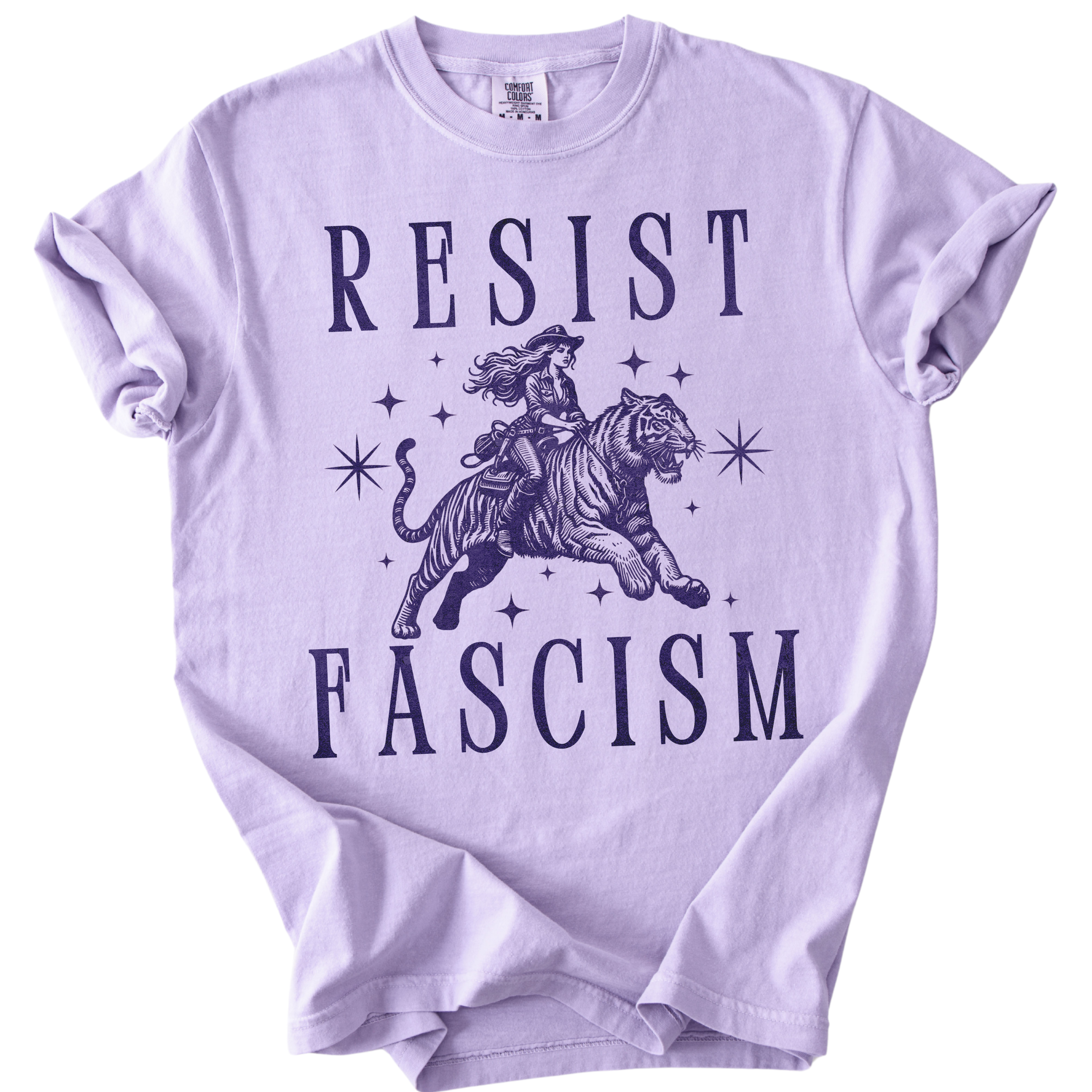 Resist Fascism Cowgirl Tee
