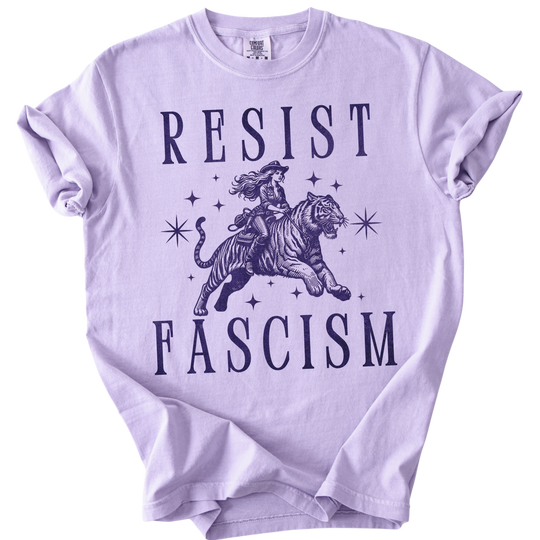 Resist Fascism Cowgirl Tee