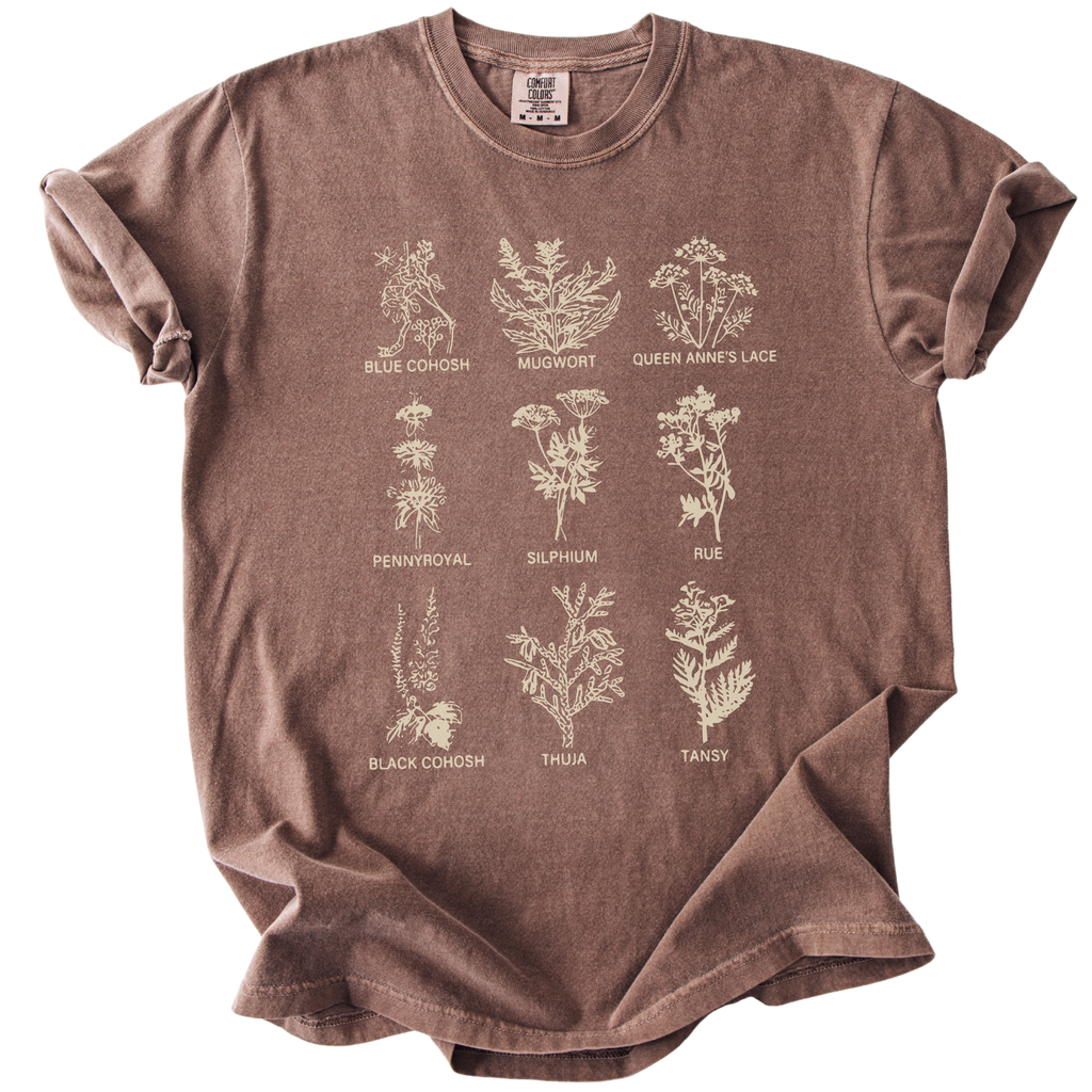 Subtle Pro Choice Abortion Herbs Tee