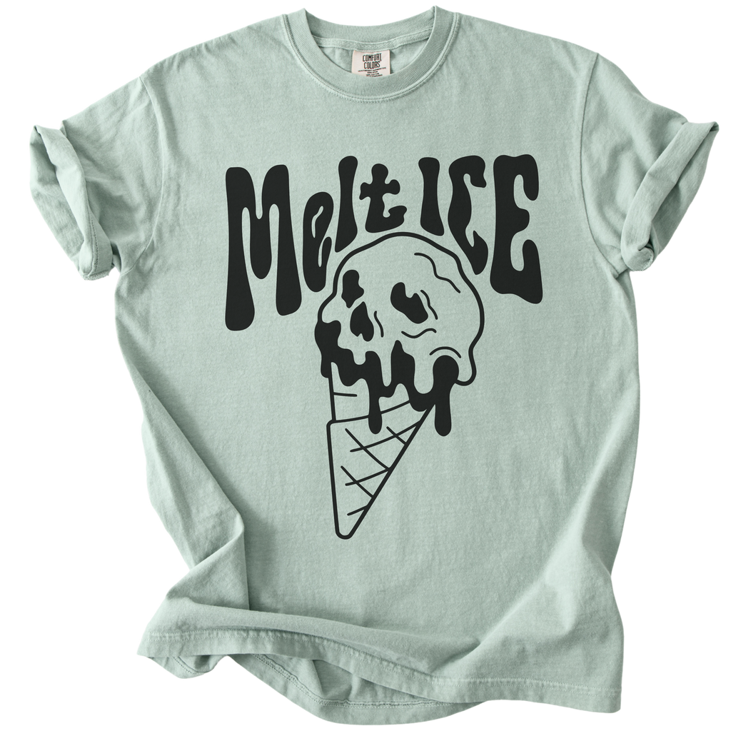 Melt Ice Ice Cream Skull Tee