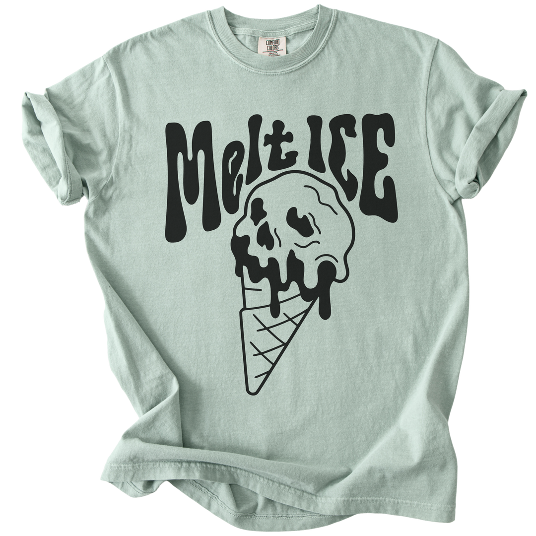 Melt Ice Ice Cream Skull Tee