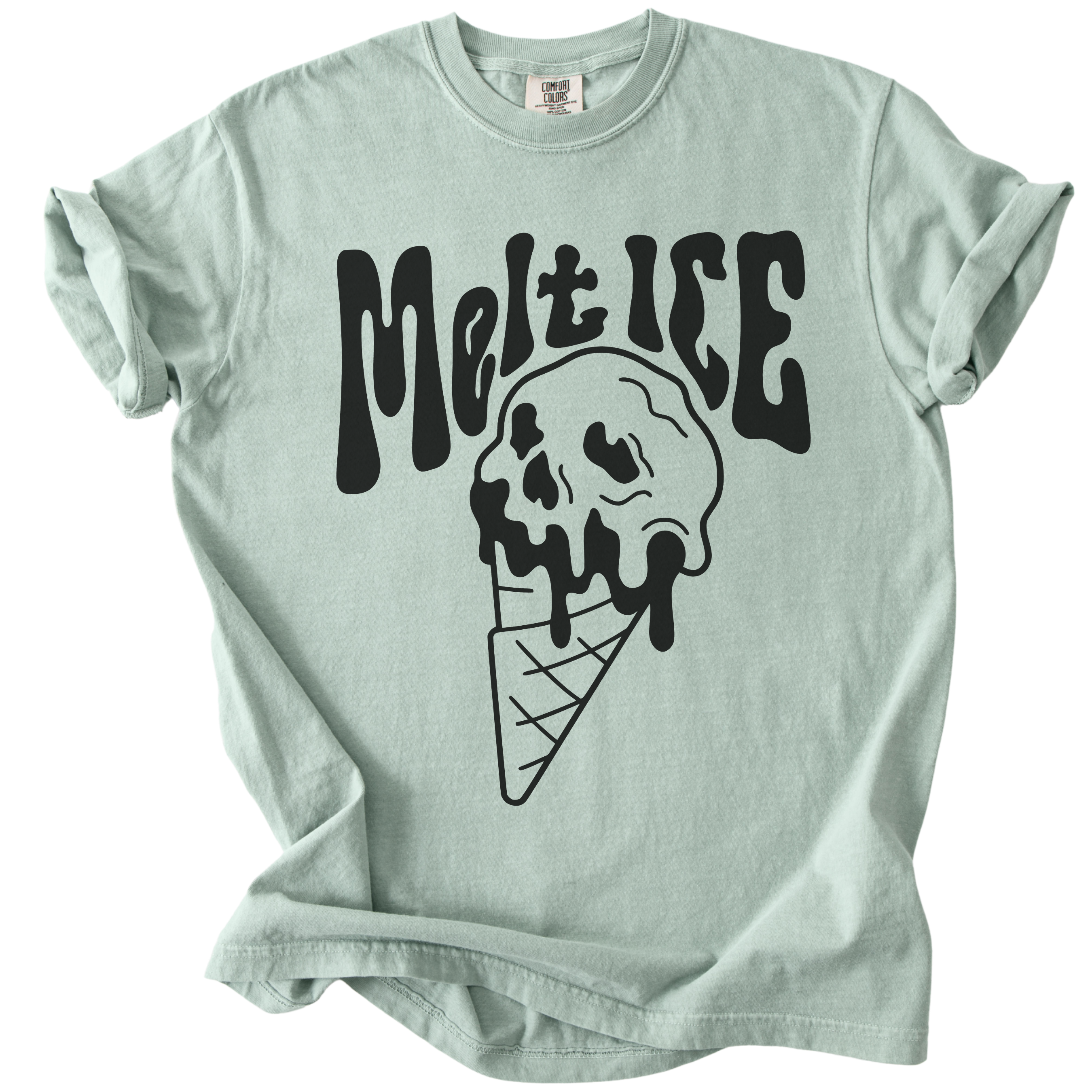Melt Ice Ice Cream Skull Tee