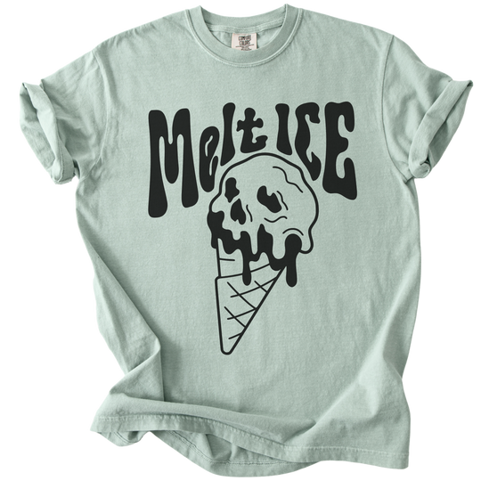 Melt Ice Ice Cream Skull Tee
