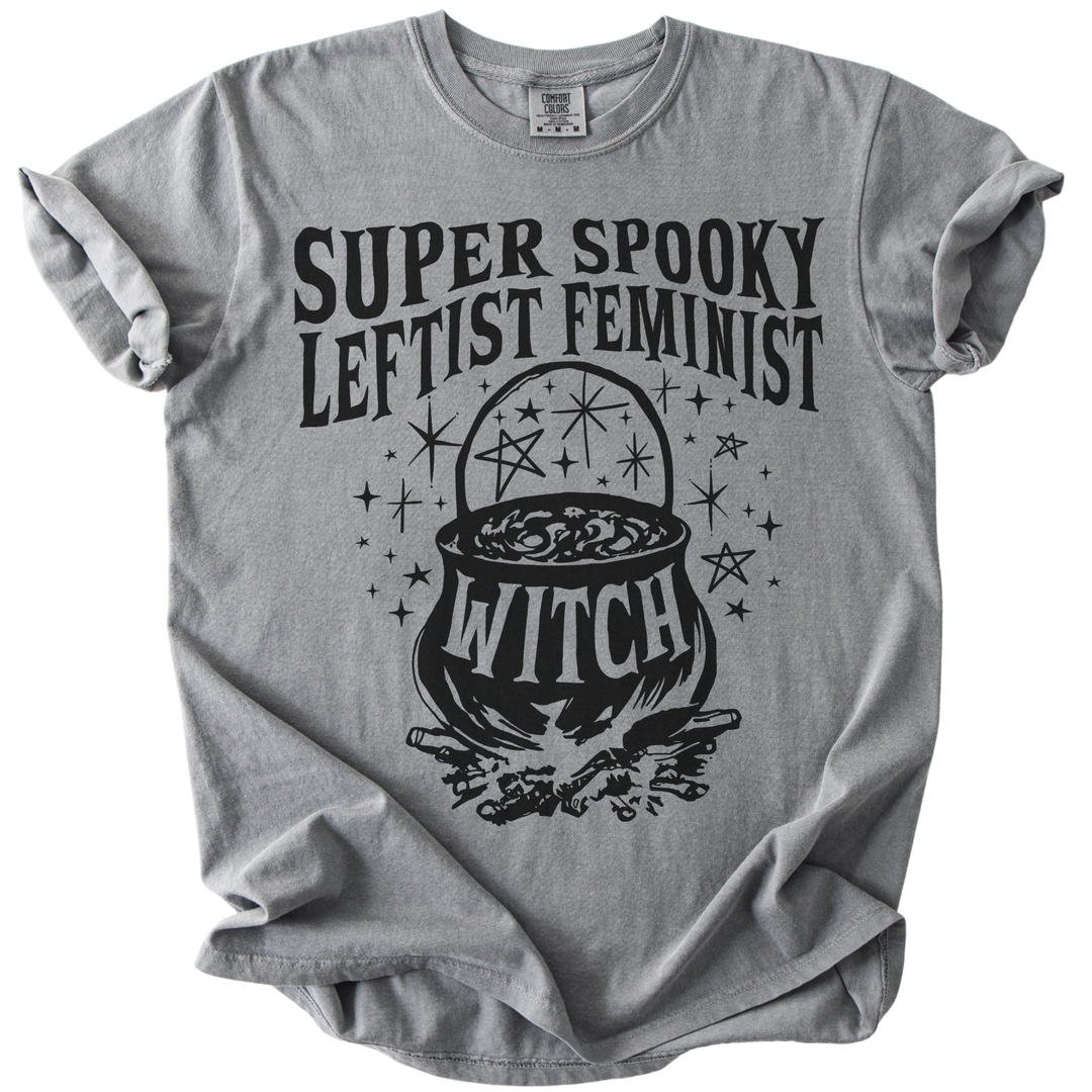 Super Spooky Leftist Feminist Tee