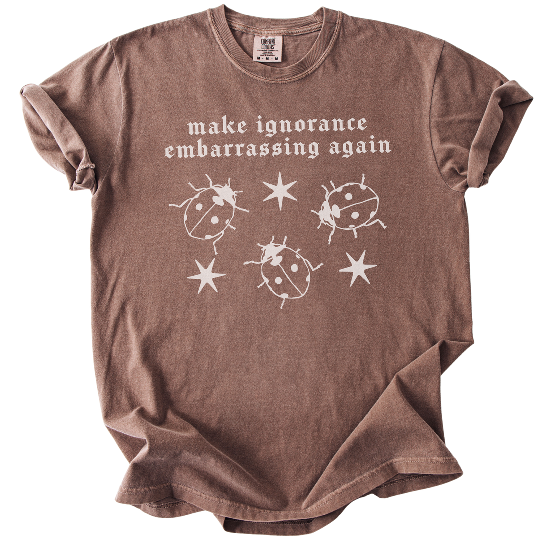 Ladybug Make Ignorance Embarrassing Again Tee