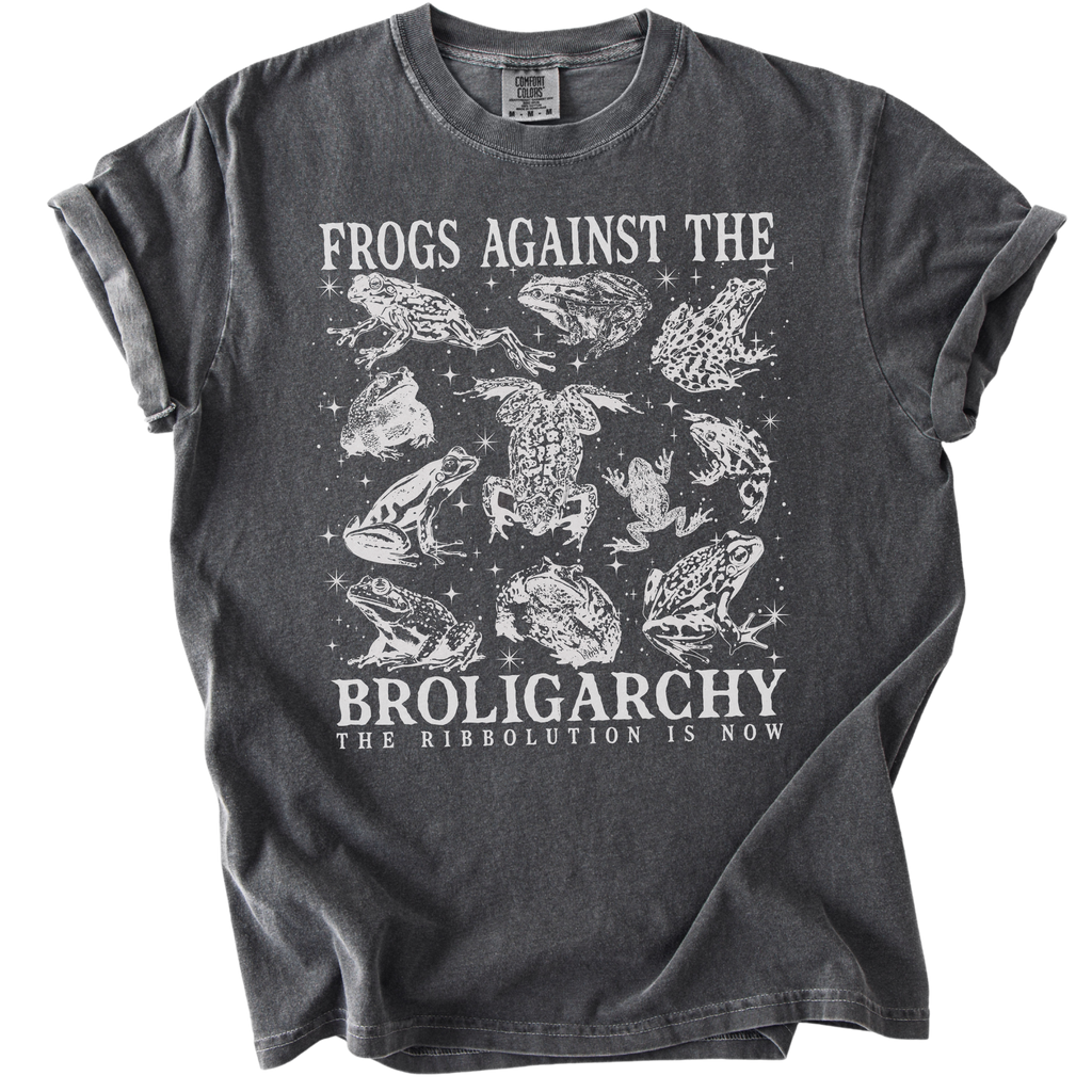 Frogs Against The Broligarchy Tee