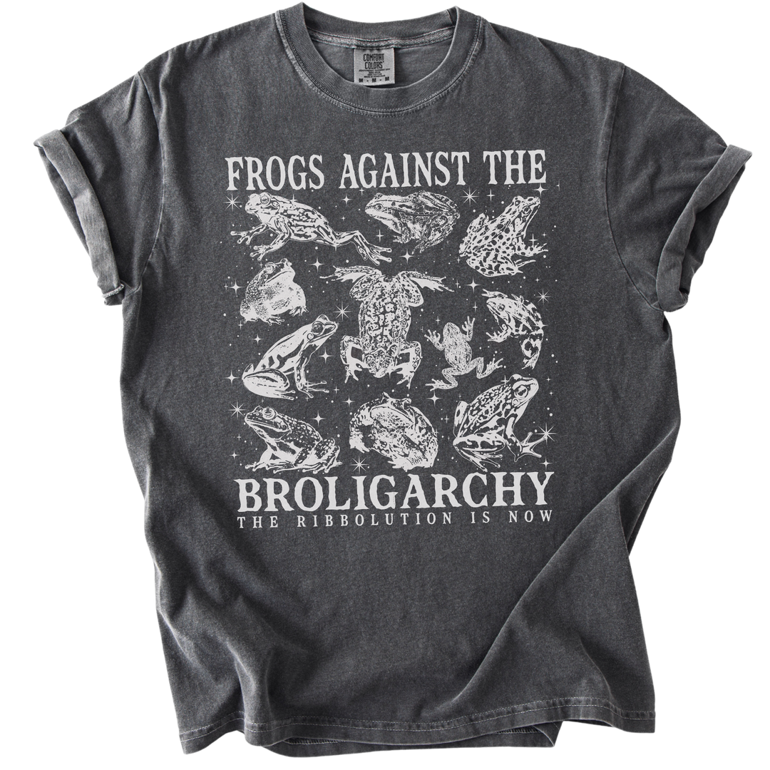 Frogs Against The Broligarchy Tee