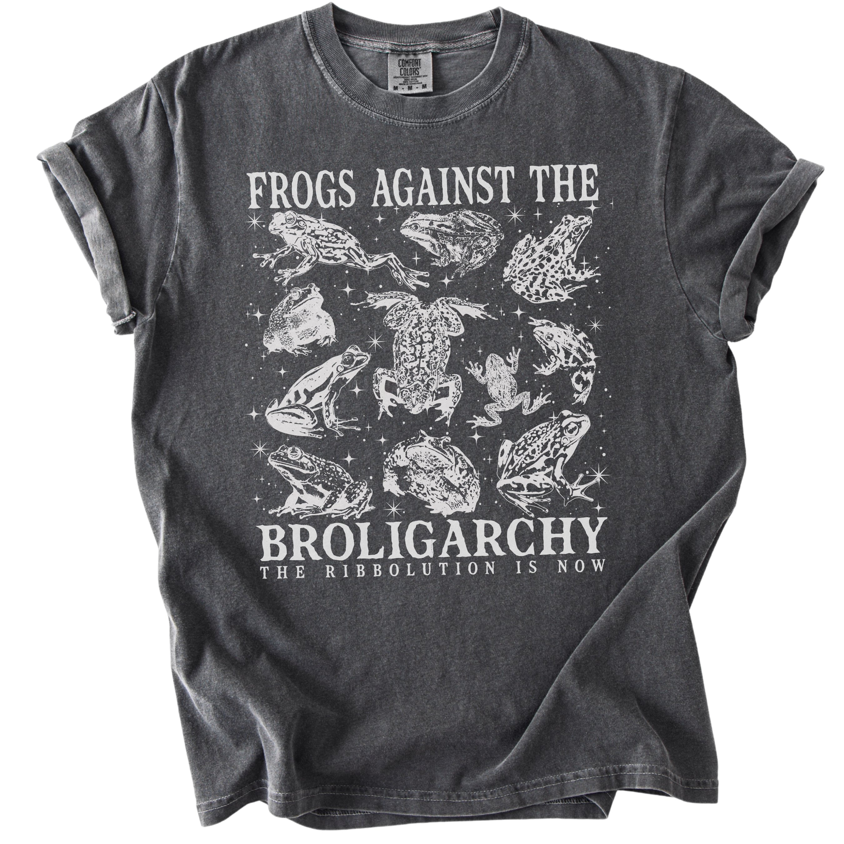 Frogs Against The Broligarchy Tee