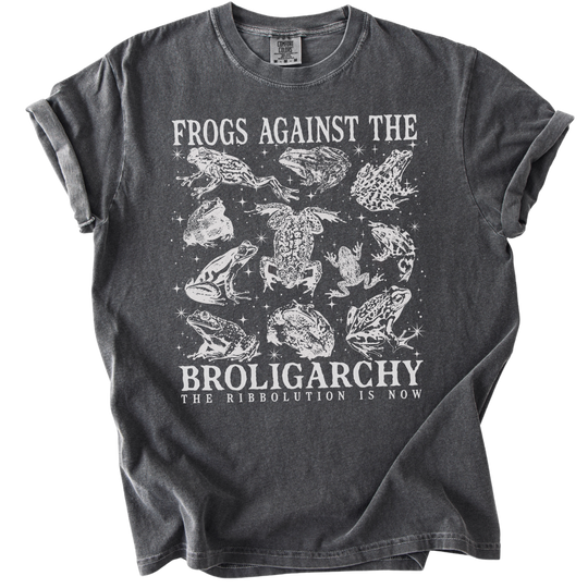 Frogs Against The Broligarchy Tee