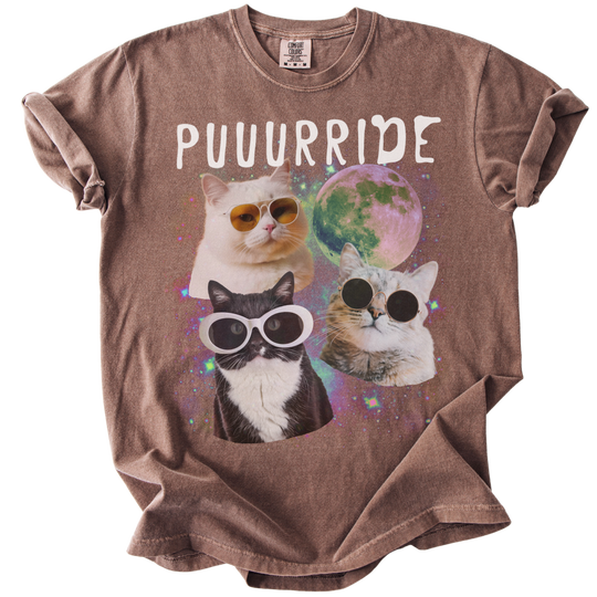 Puuurride Cats in Space Tee