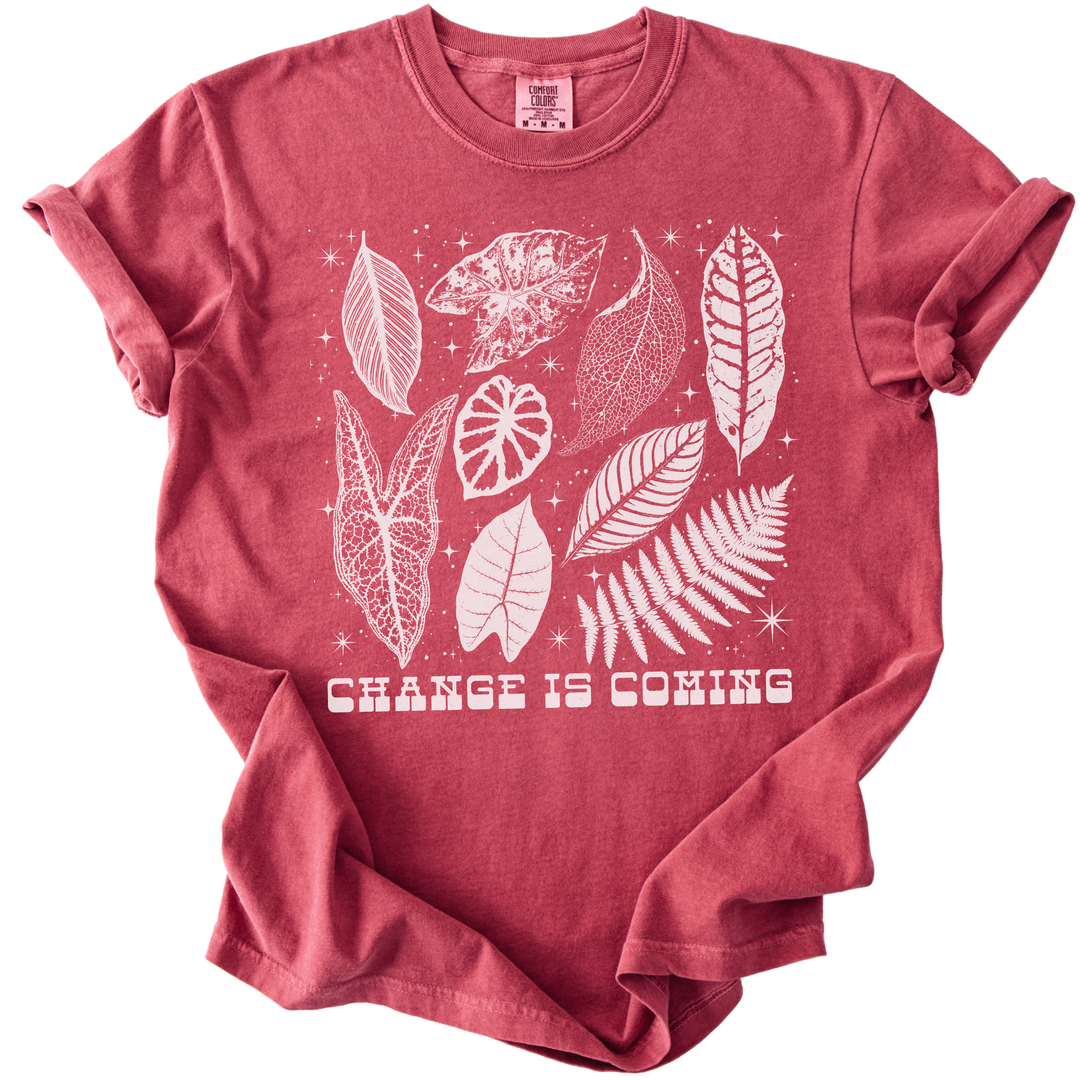 Change is Coming Leaves Tee