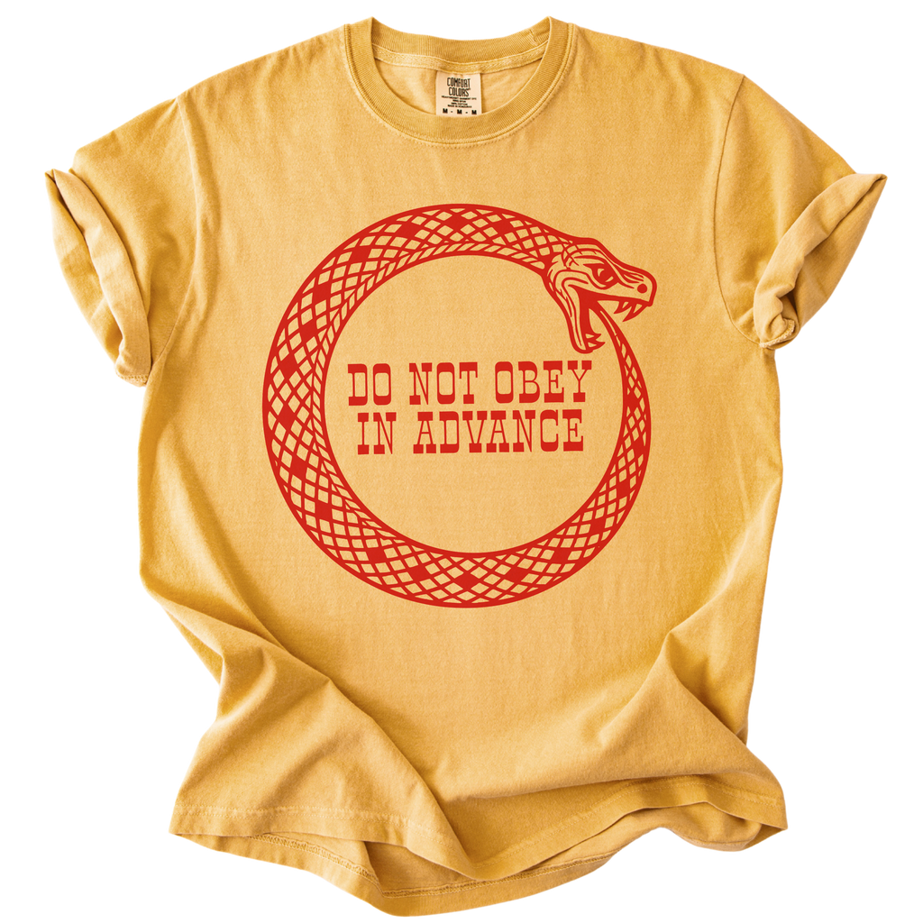 Do Not Obey in Advance Snake Tee