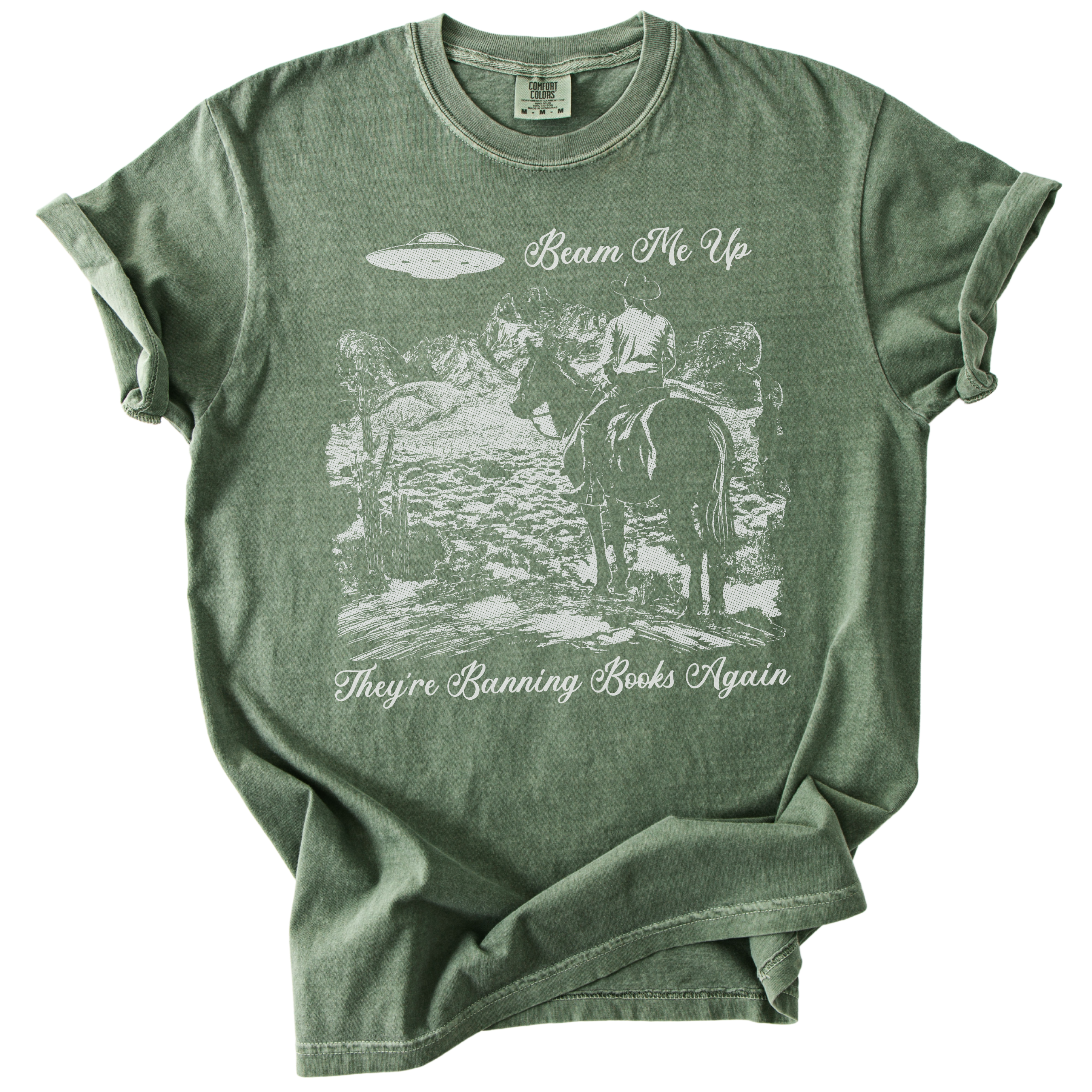 Beam Me Up They're Banning Books Again Tee