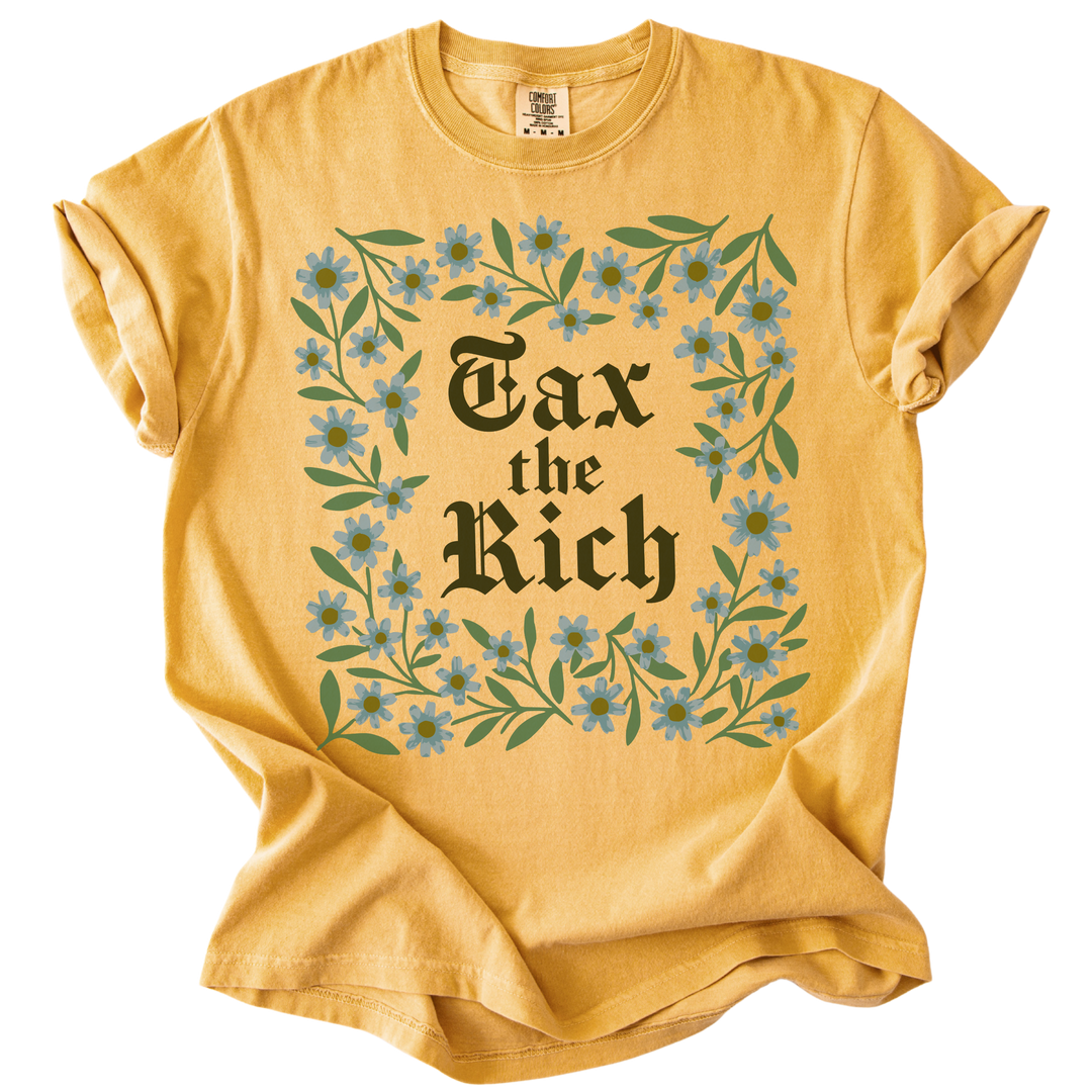 Tax The Rich Floral Tee