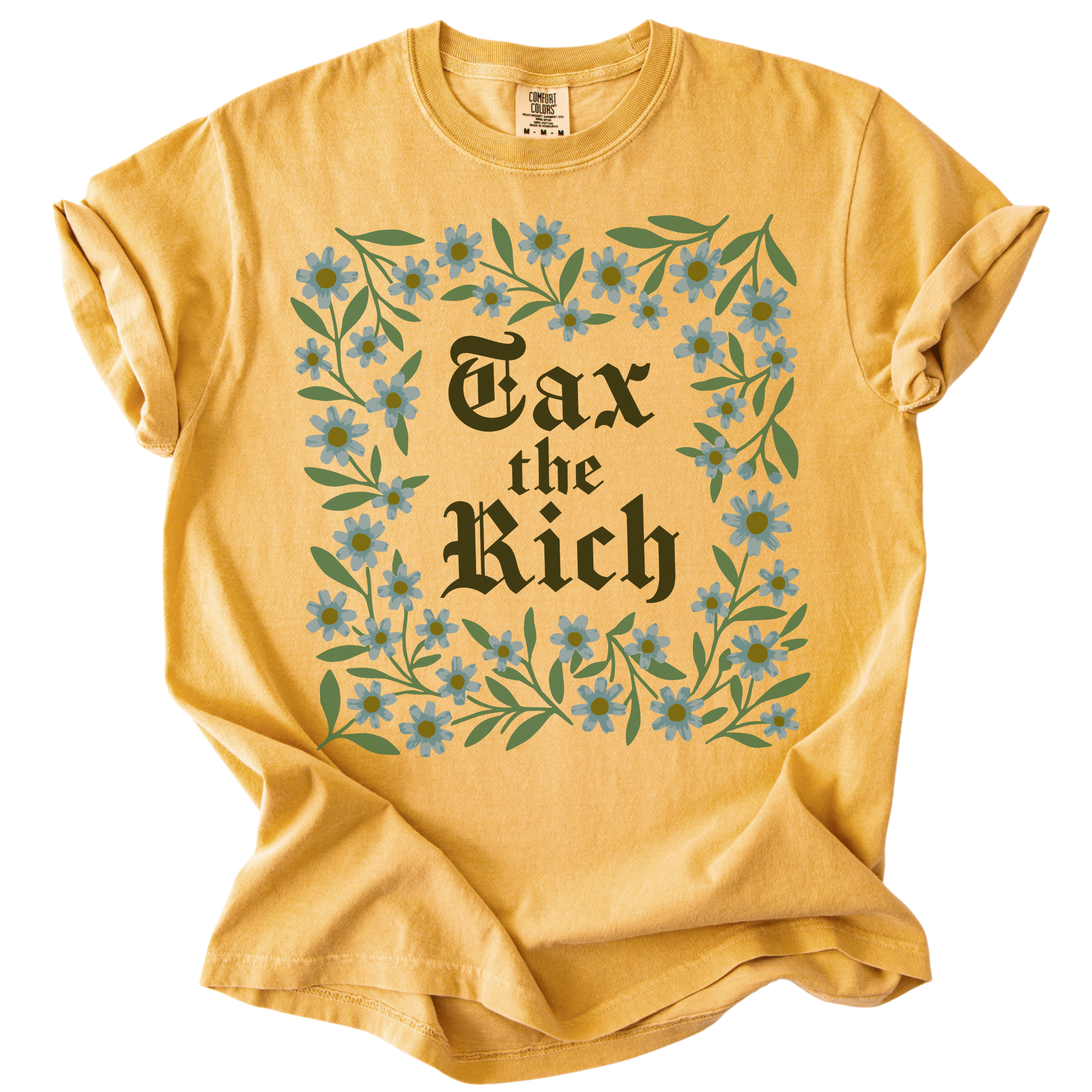 Tax The Rich Floral Tee