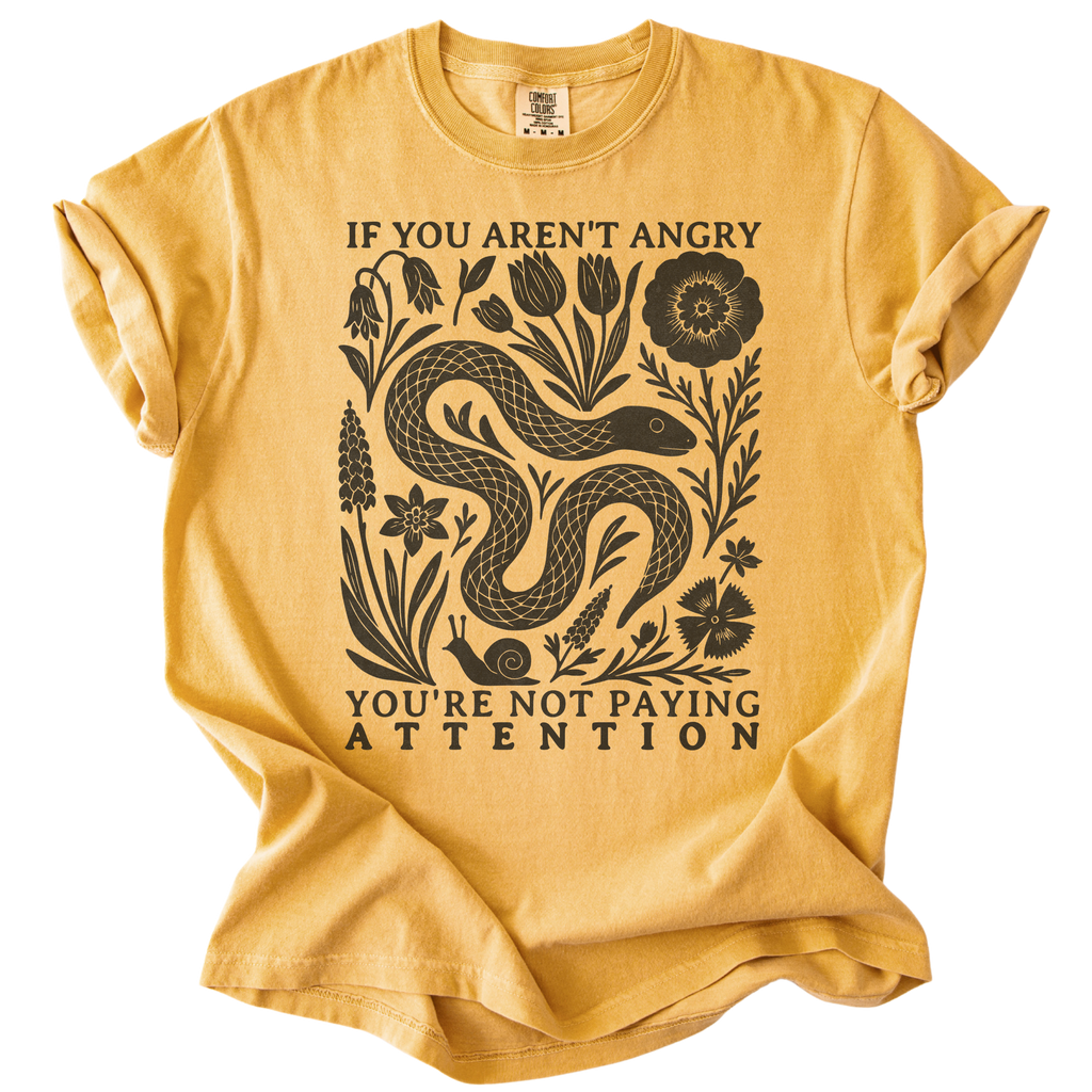If You Aren't Angry You're Not Paying Attention Tee