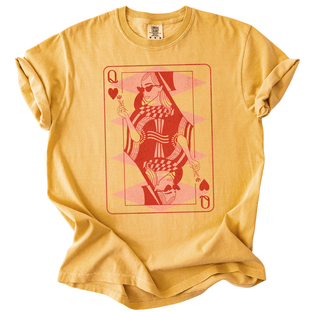 Subtle Fuck Trump Queen of Hearts Tee