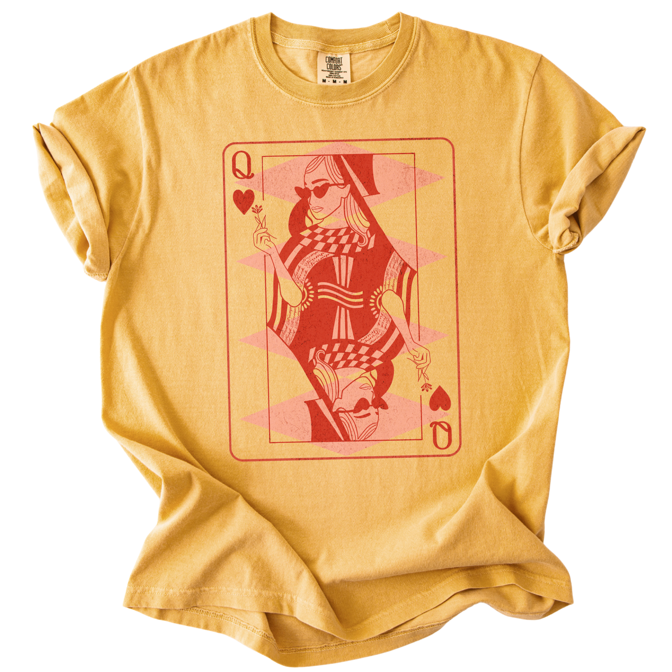 Subtle Fuck Trump Queen of Hearts Tee