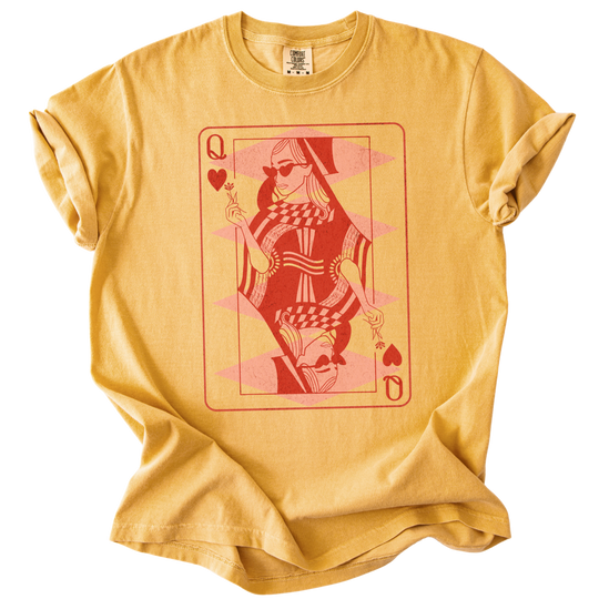 Subtle Fuck Trump Queen of Hearts Tee