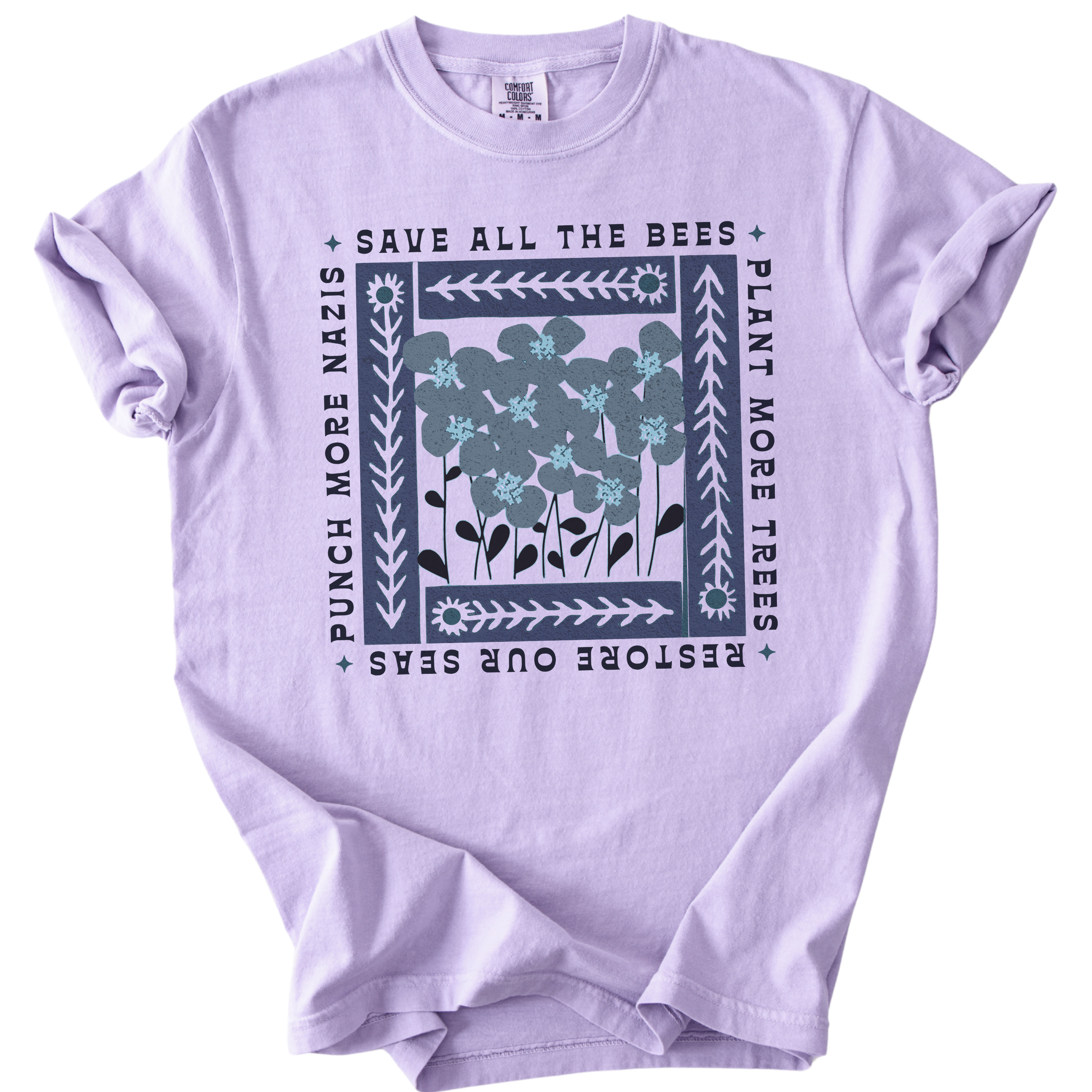 Save All The Bees Punch More Nazis Tee