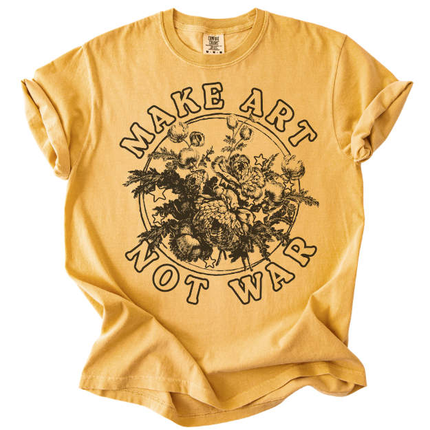 Make Art Not War Tee