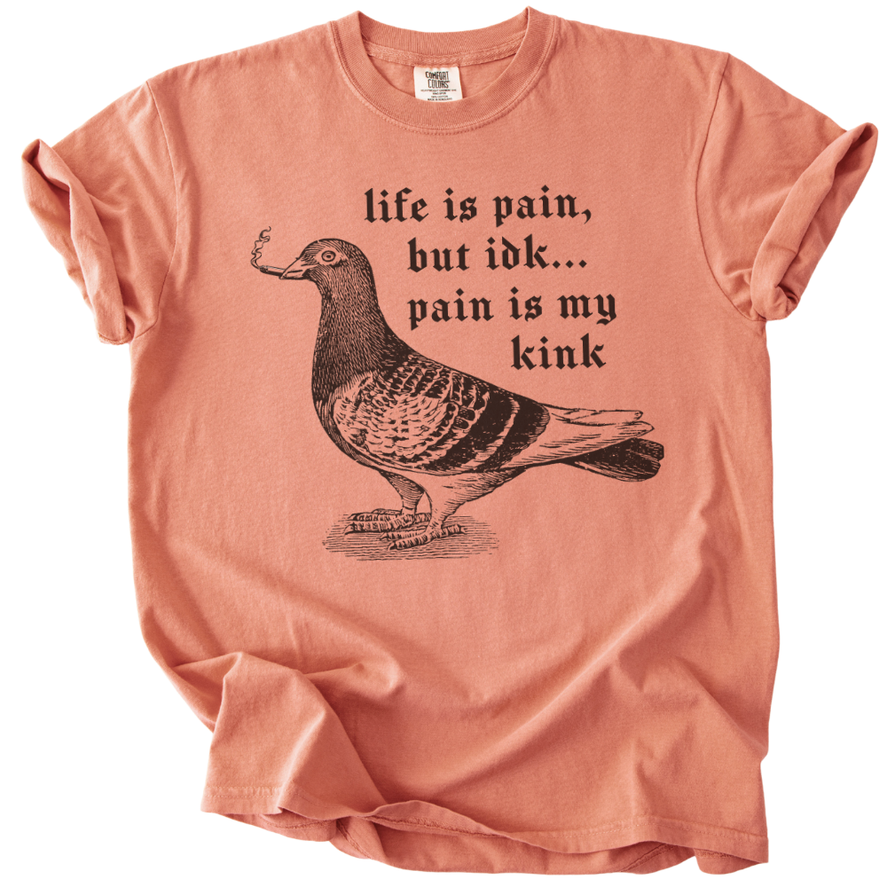 Pigeon Pain is My Kink Tee