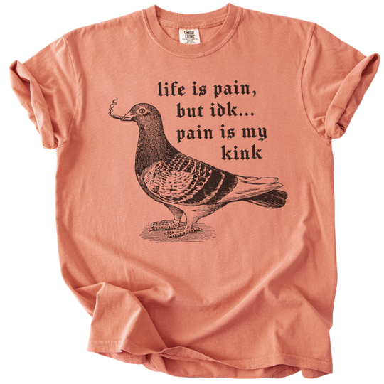Pigeon Pain is My Kink Tee