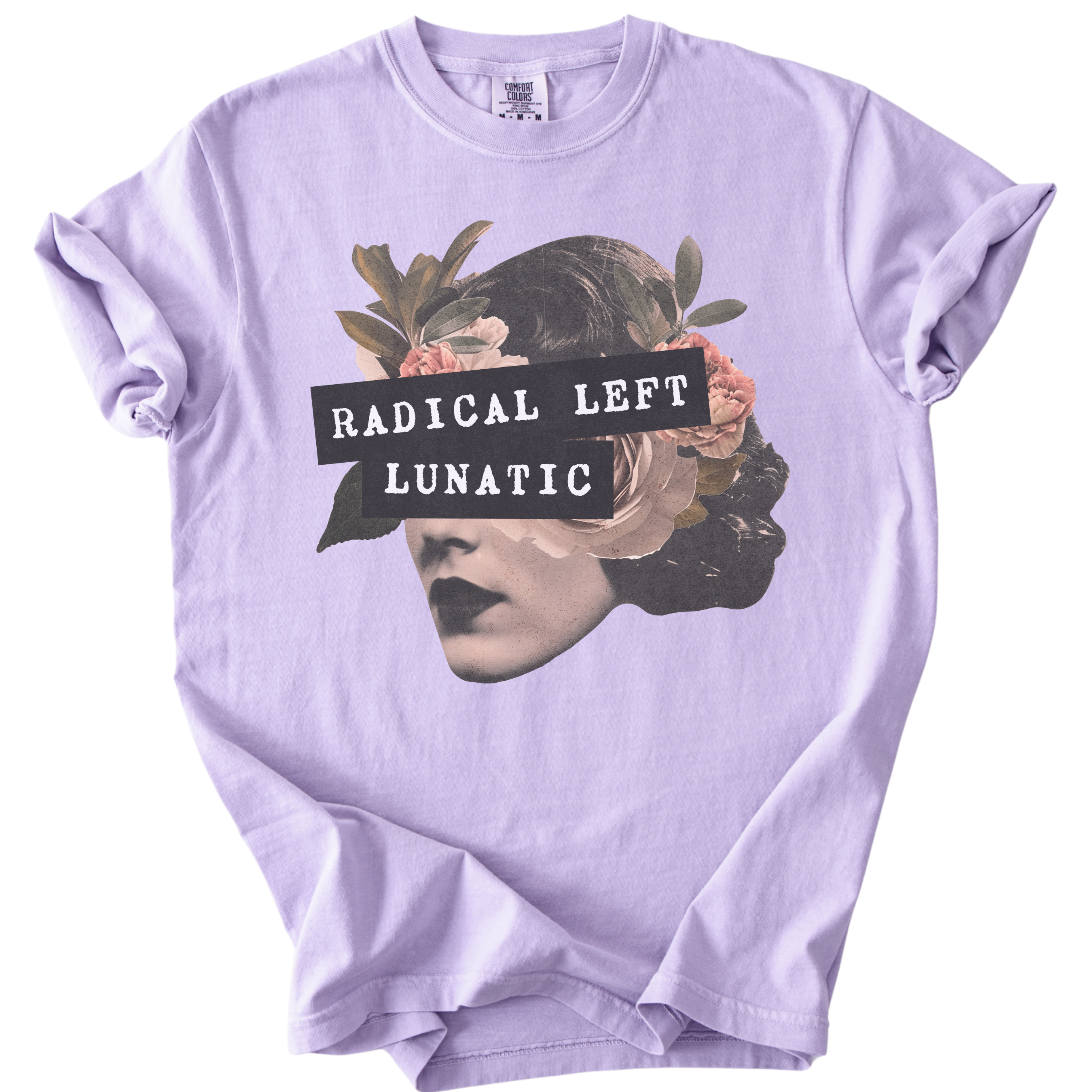 Radical Left Lunatic Collage Tee