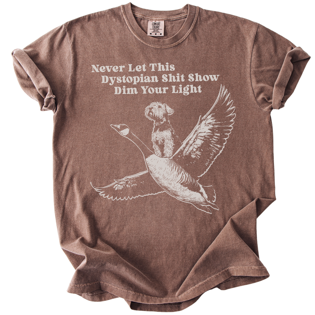 Never Let This Dystopian Shit Show Dim Your Light Tee