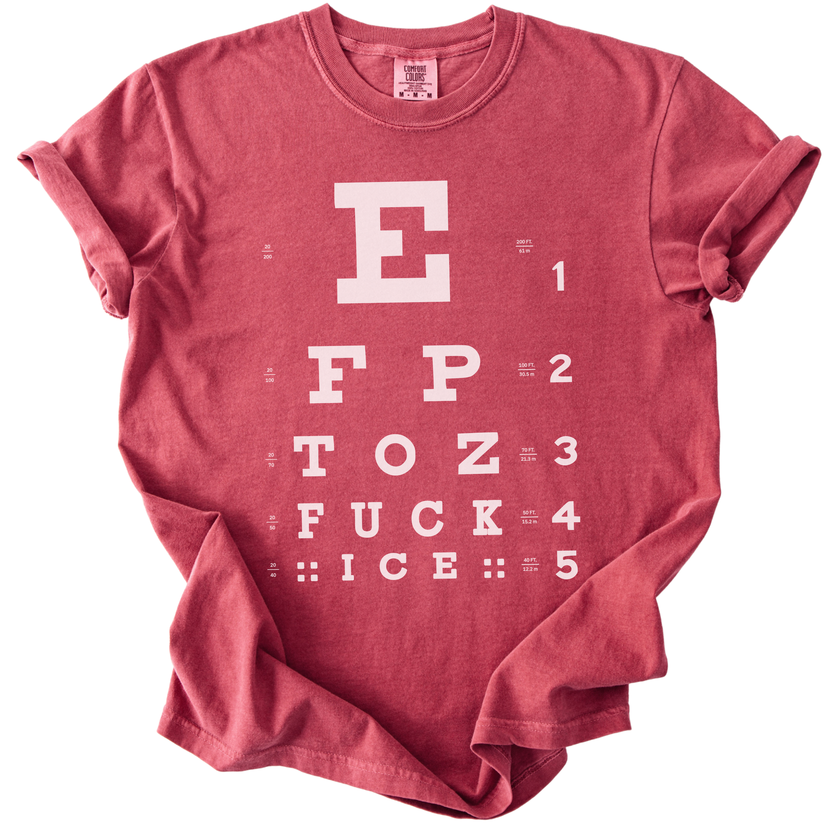 Eye Exam Subtle Fuck ICE Tee