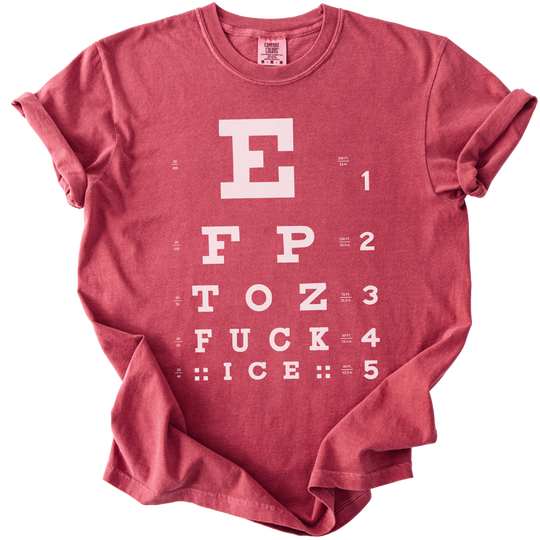 Eye Exam Subtle Fuck ICE Tee