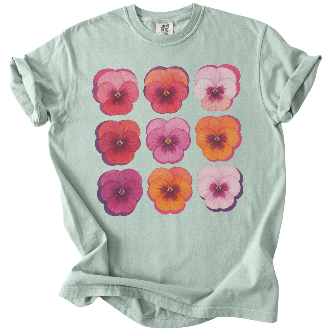 Lesbian WLW Pride Pansies Tee