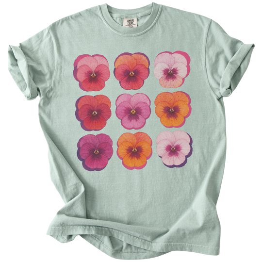Lesbian WLW Pride Pansies Tee