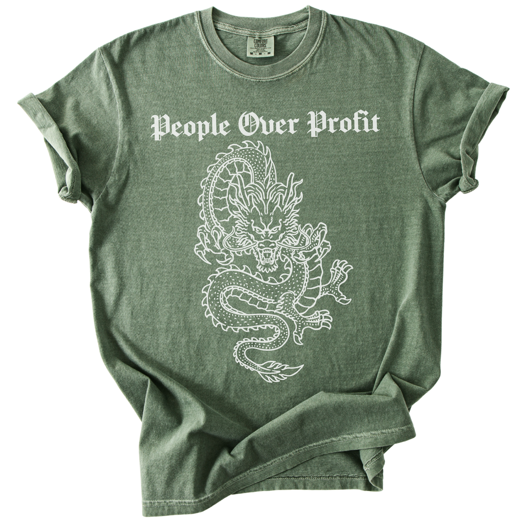 Dragon People Over Profit Tee