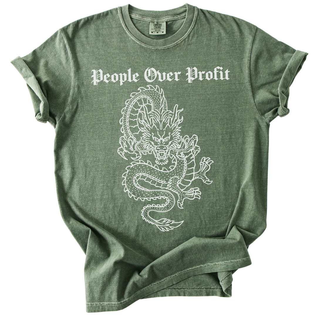 Dragon People Over Profit Tee