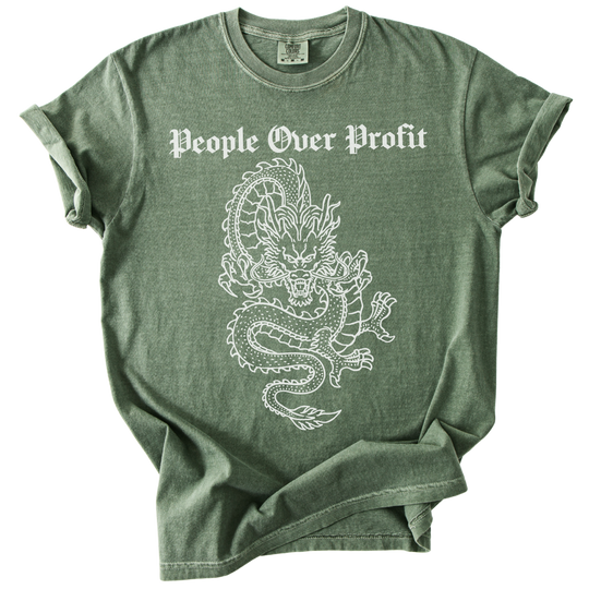 Dragon People Over Profit Tee