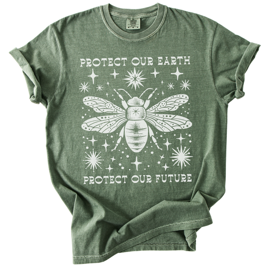 Protect Our Earth Protect Our Future Bee Tee