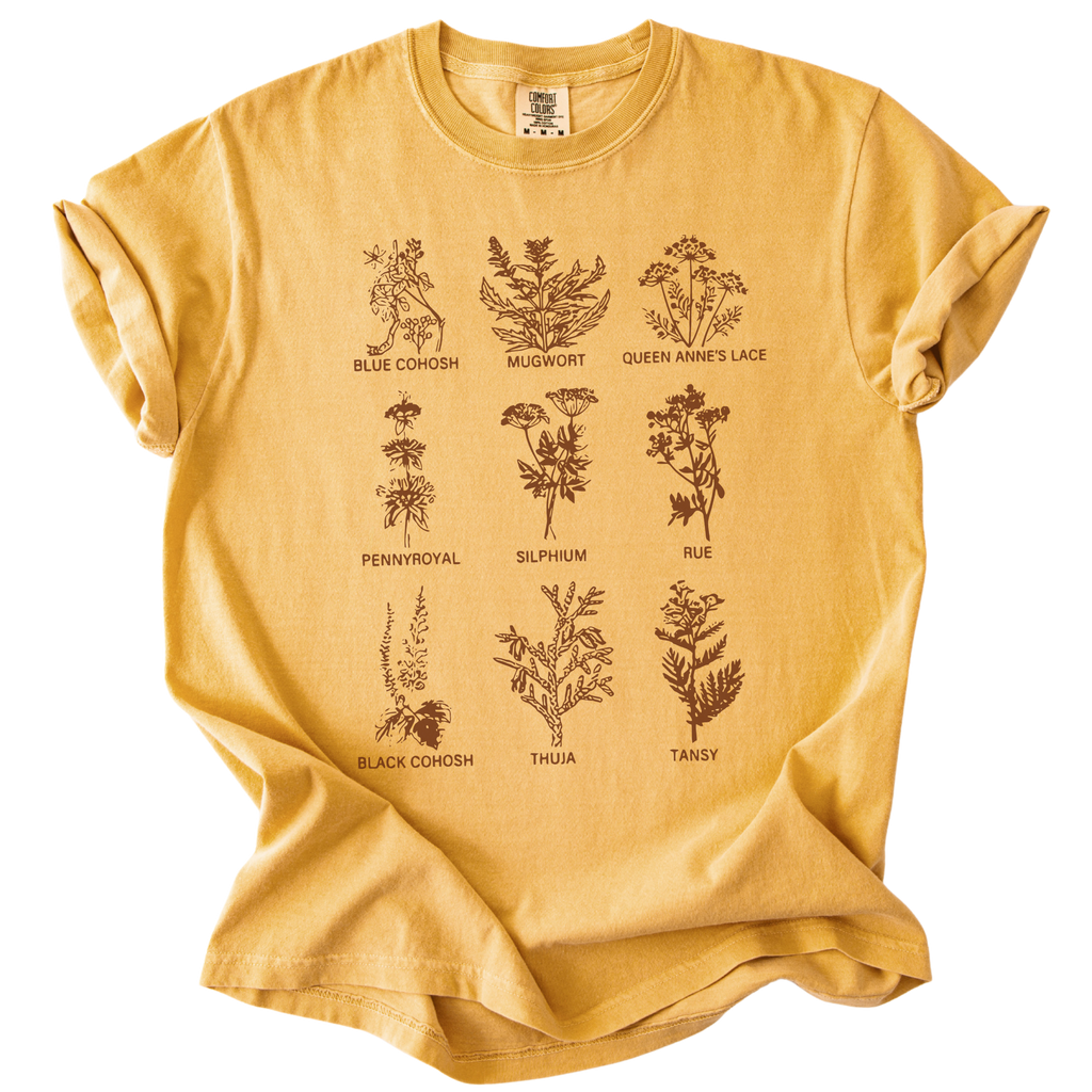 Subtle Pro Choice Abortion Herbs Tee