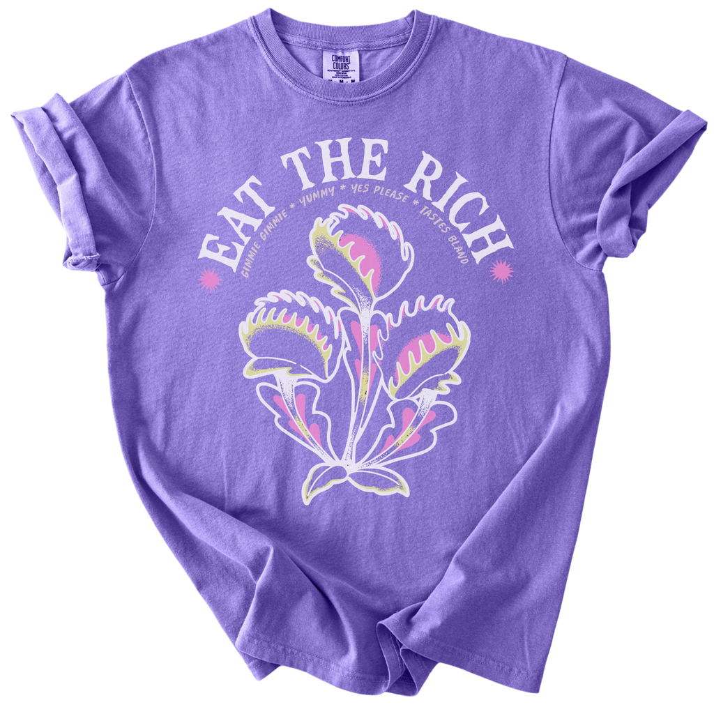 Eat The Rich Venus Fly Trap Tee