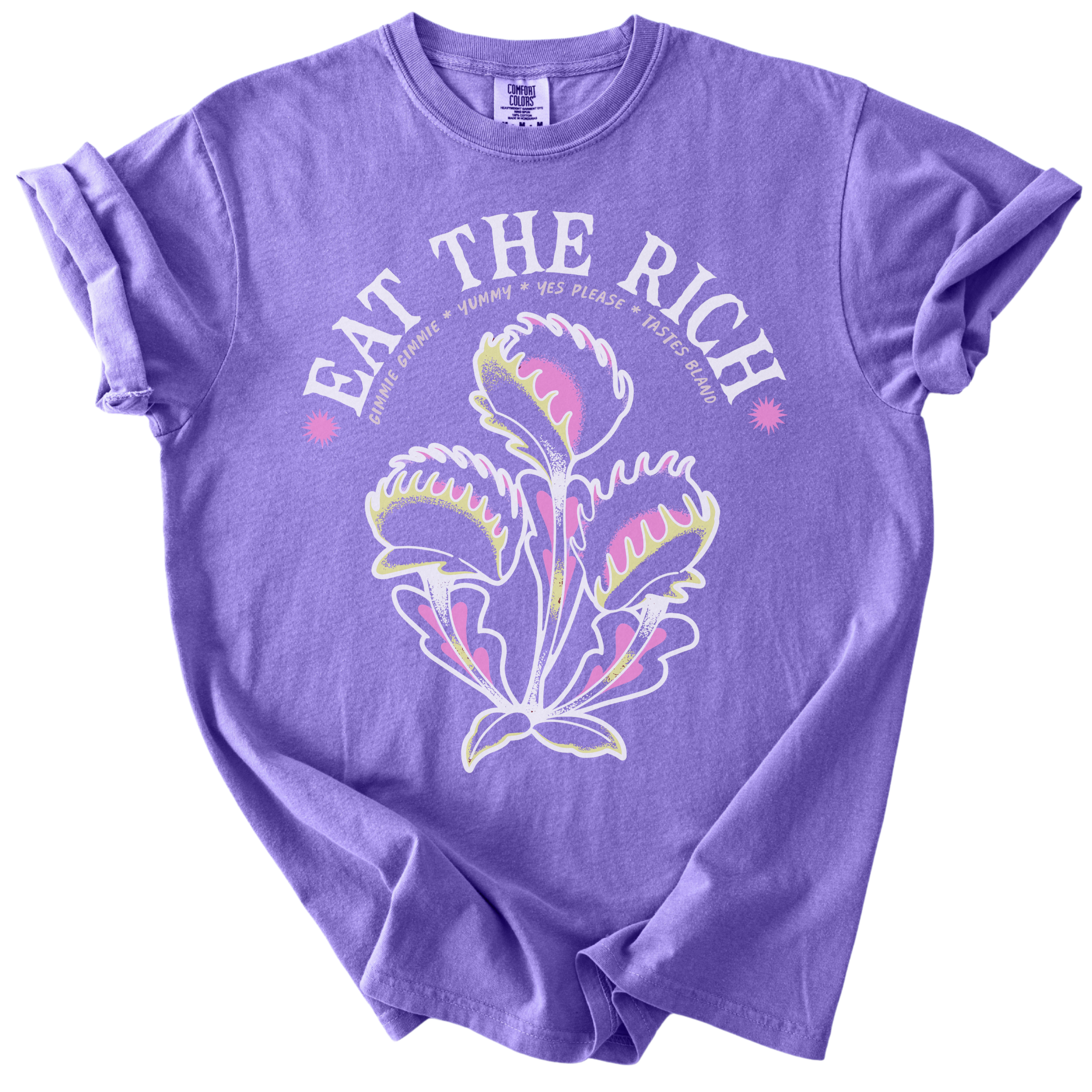 Eat The Rich Venus Fly Trap Tee