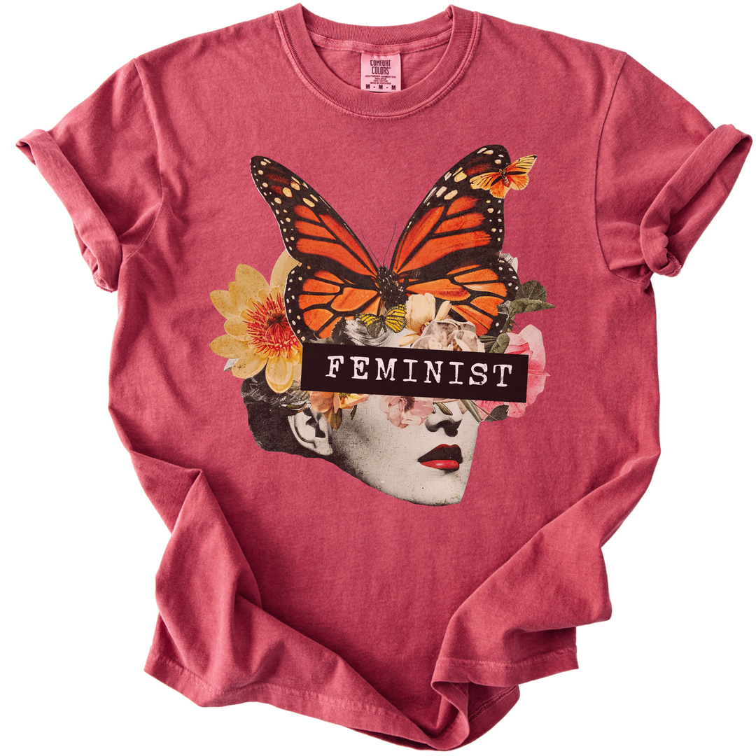 Feminist Butterfly Tee