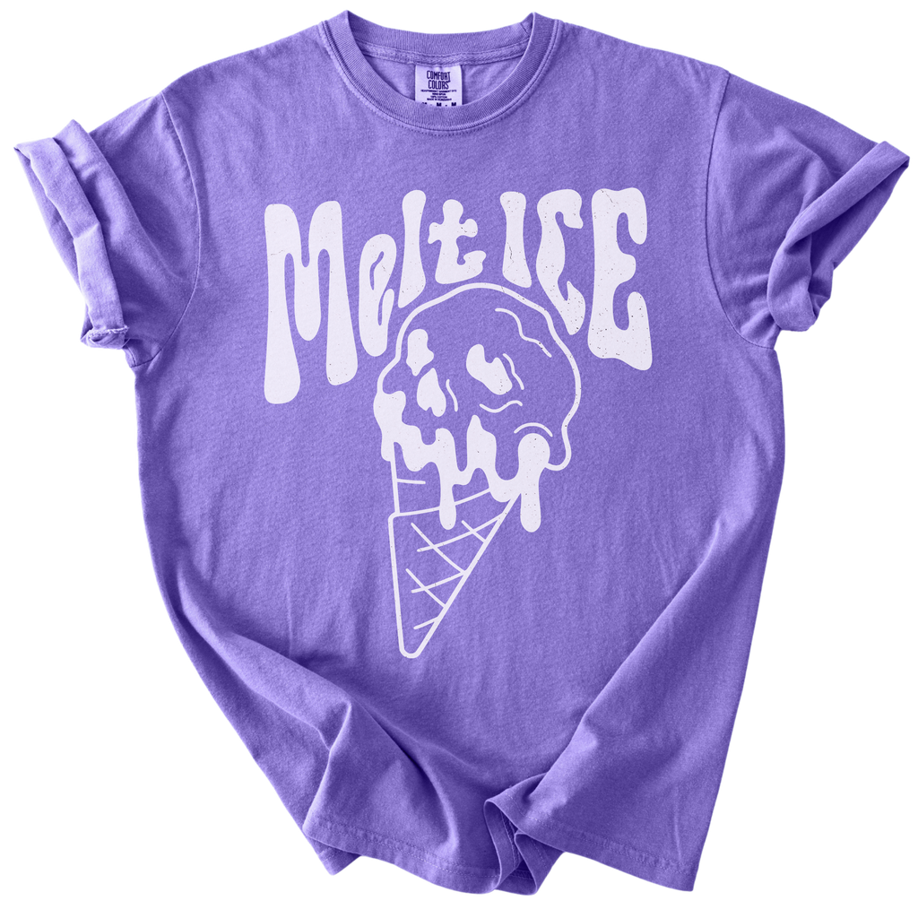 Melt Ice Ice Cream Skull Tee