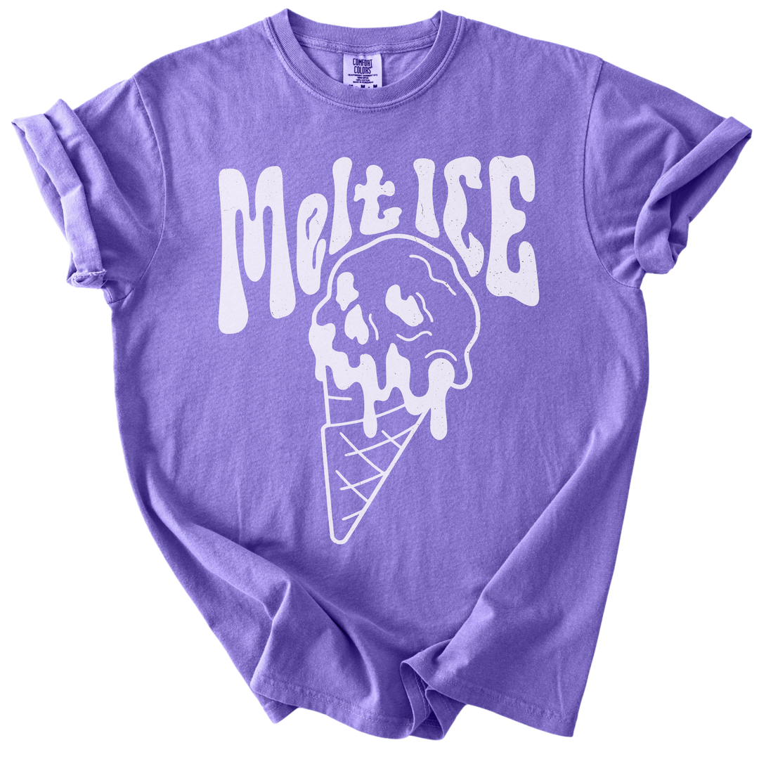 Melt Ice Ice Cream Skull Tee