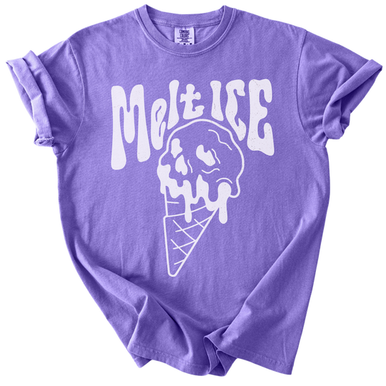 Melt Ice Ice Cream Skull Tee