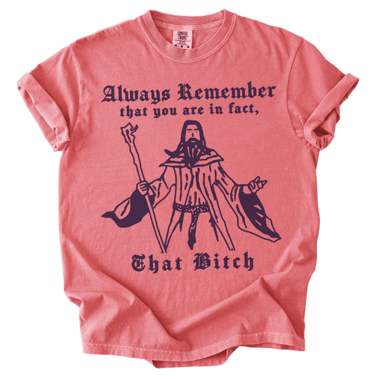 Always Remember You Are In Fact That Bitch Tee