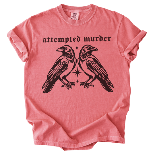 Attempted Murder Crows Tee