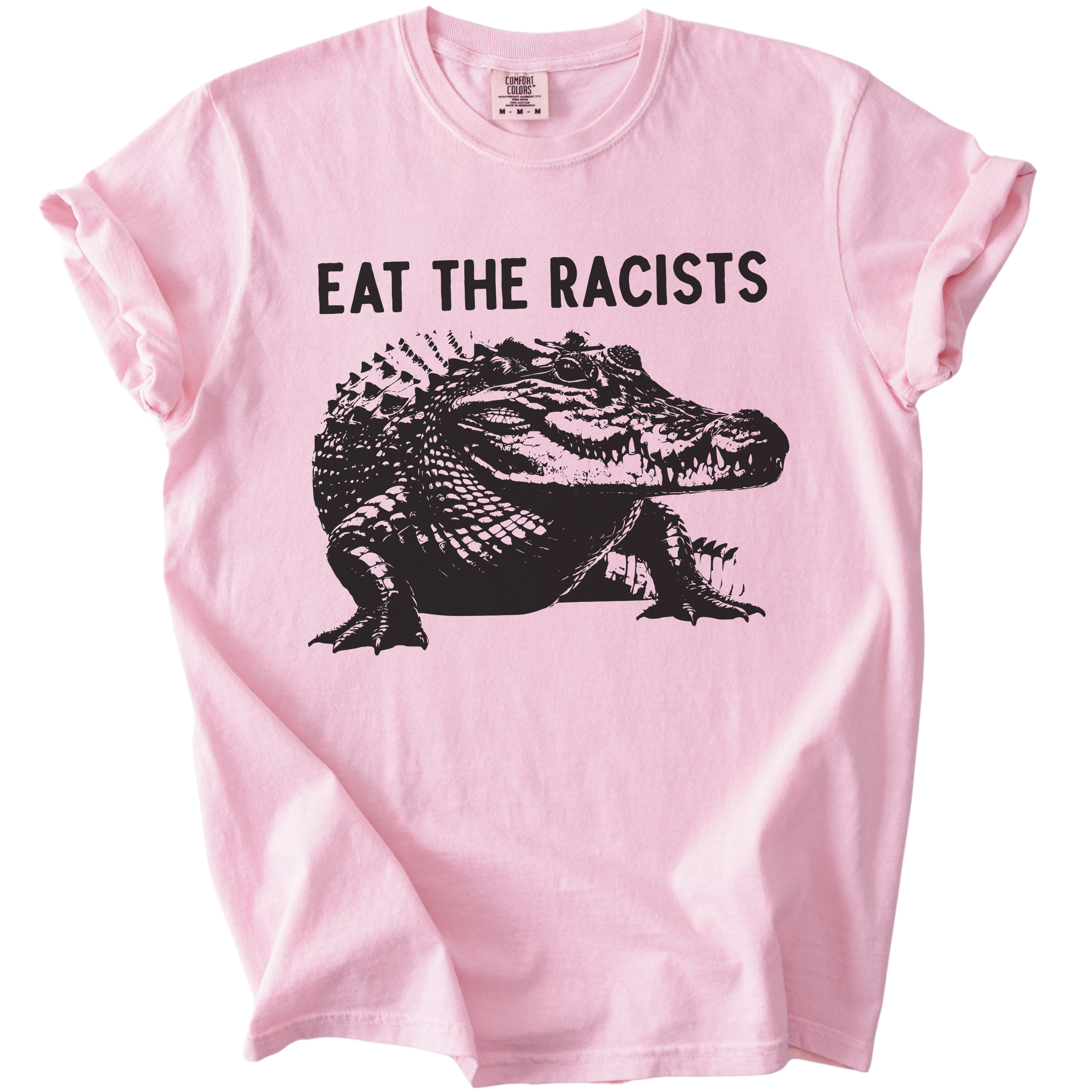 Eat The Racists Alligator Tee